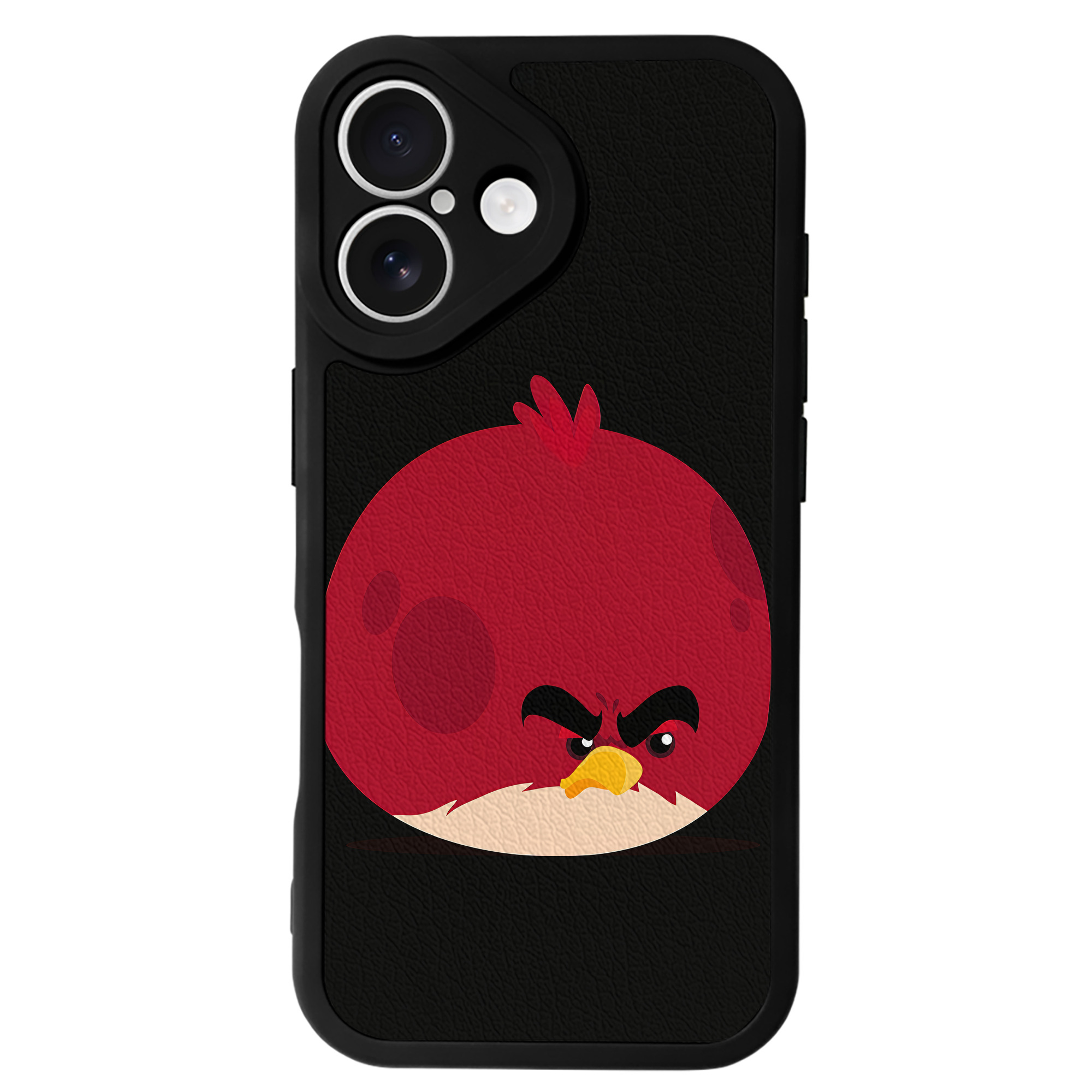（画像用） Angry Birds アングリーバード 【iPhone 16シリーズ対応】シリコンスマホケース（レザー調） 材質：シリコン